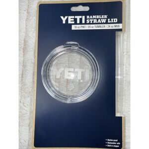 Genuine YETI Rambler Straw Lid Ramblers 20 oz Tumblers 24 oz Mugs & 16 Pints NEW